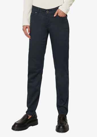 Marc O'Polo Slim fit Pants ' ALBY ' in Blue: front