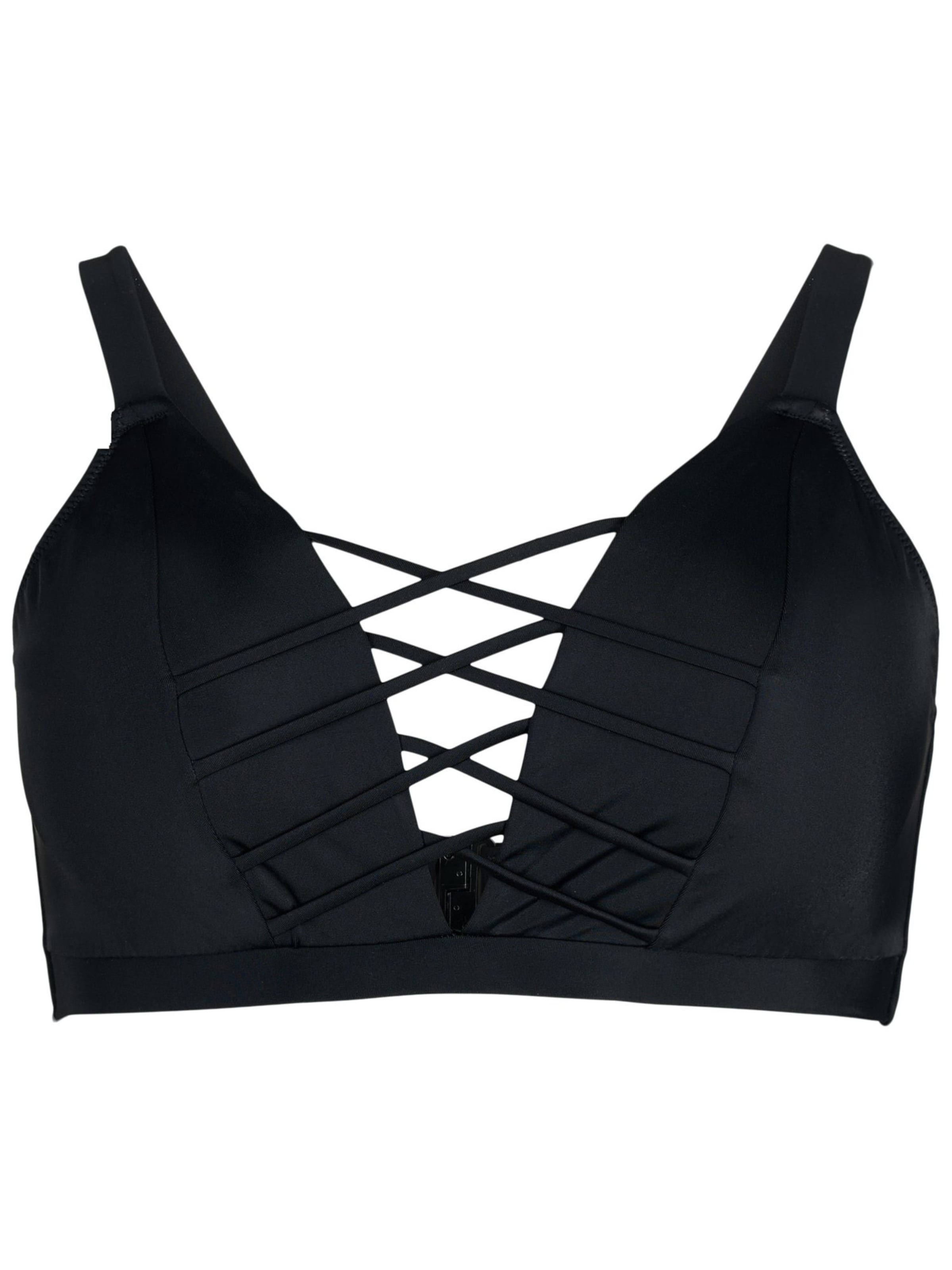 Top per bikini di Zizzi in nero: frontale