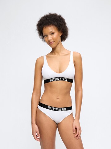 Bustier Hauts de bikini 'Intense Power' Calvin Klein Swimwear en blanc