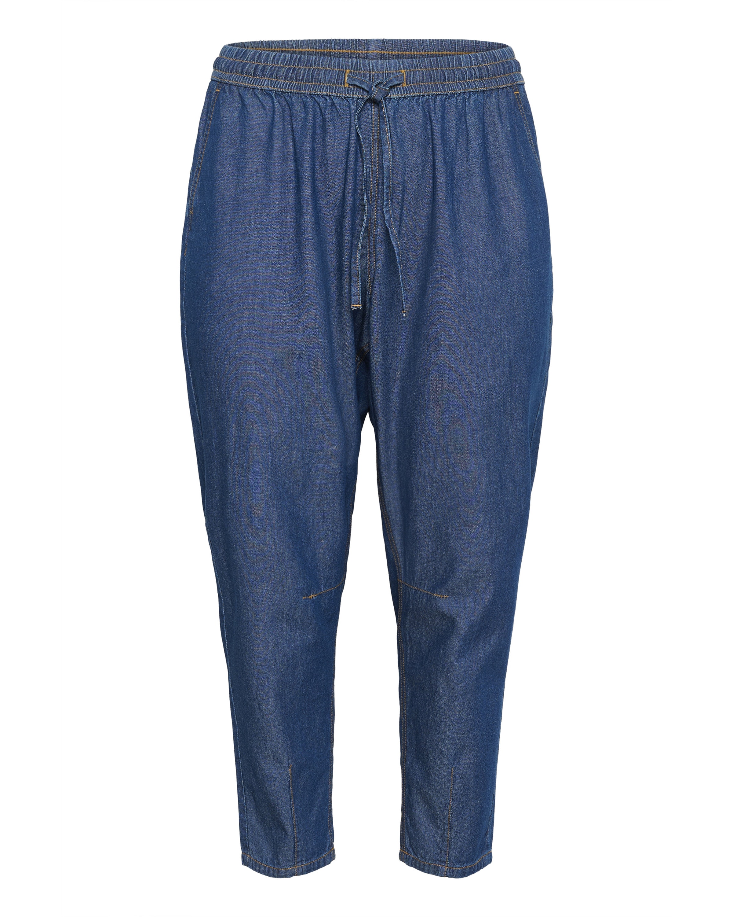 KAFFE CURVE Loosefit Nadrág 'Louisa' - kék: elől