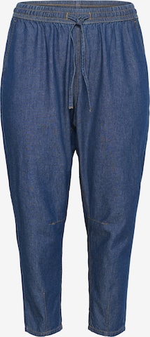 mėlyna KAFFE CURVE Laisvas Kelnės 'Louisa': priekis