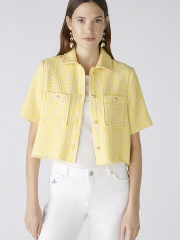 OUI Between-Season Jacket in Yellow: front