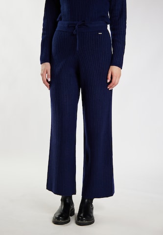 DreiMaster Vintage Wide leg Broek in Blauw