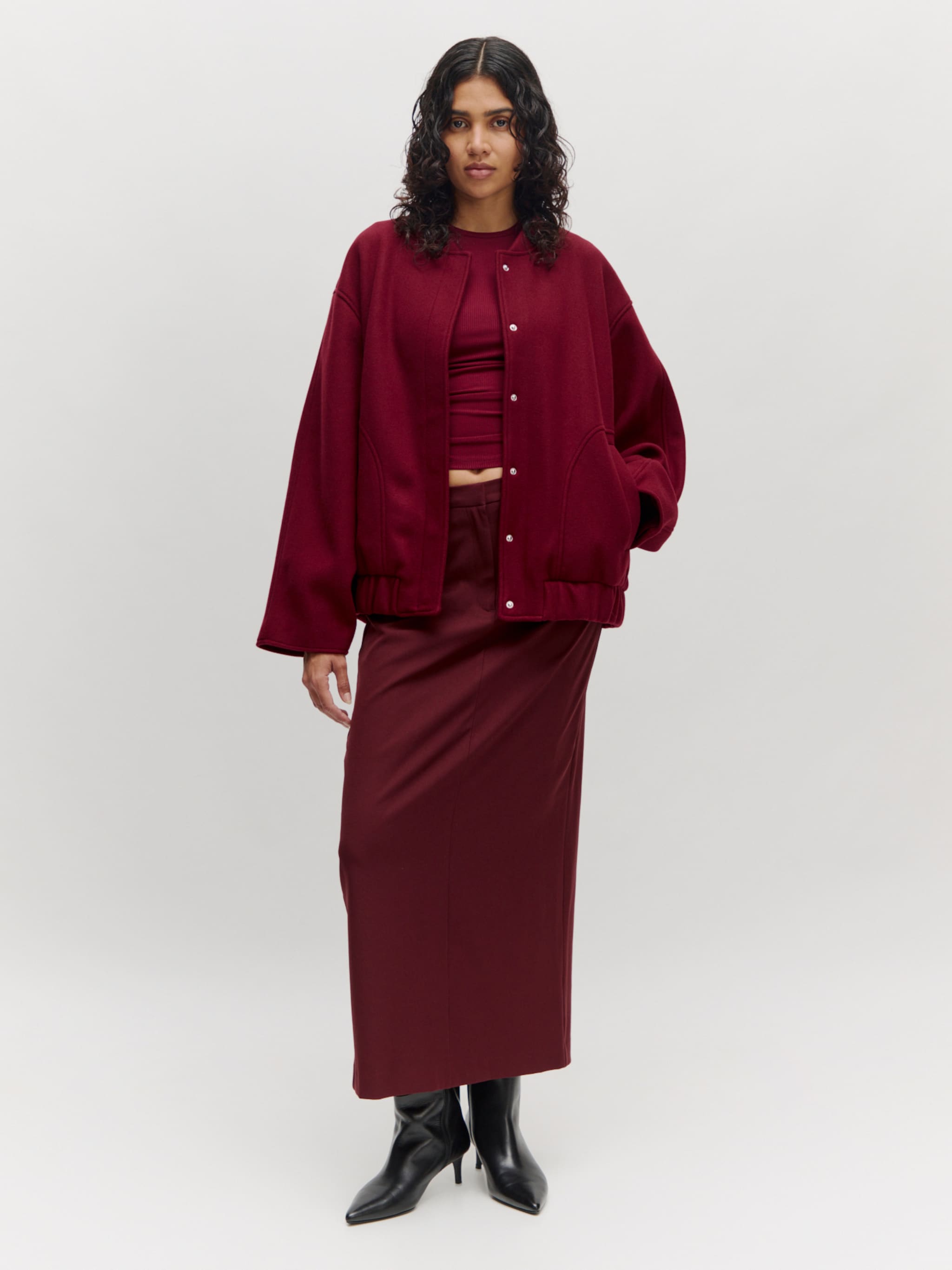 EDITED Produits Jupe 'Kyrene' bourgogne