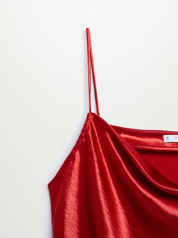 Haut 'Metal' VIOLETA by Mango en rouge