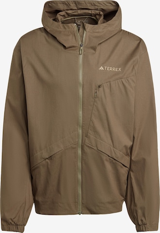 Veste outdoor 'Terrex Xploric' ADIDAS TERREX en vert : devant