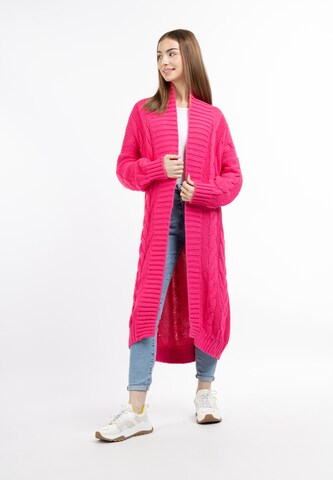 MYMO Knit Cardigan 'Blonda' in Pink