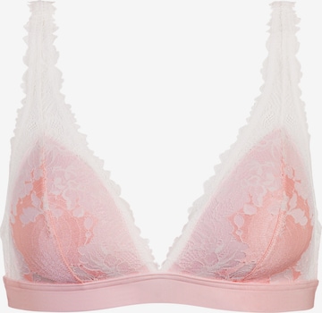 Mey Triangle Bra in Pink: front