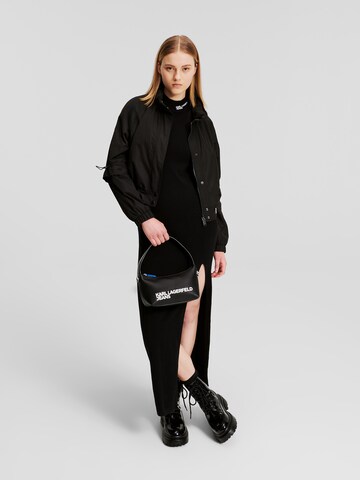 KARL LAGERFELD JEANS Dress ' Knitted Sleeveless Maxi ' in Black