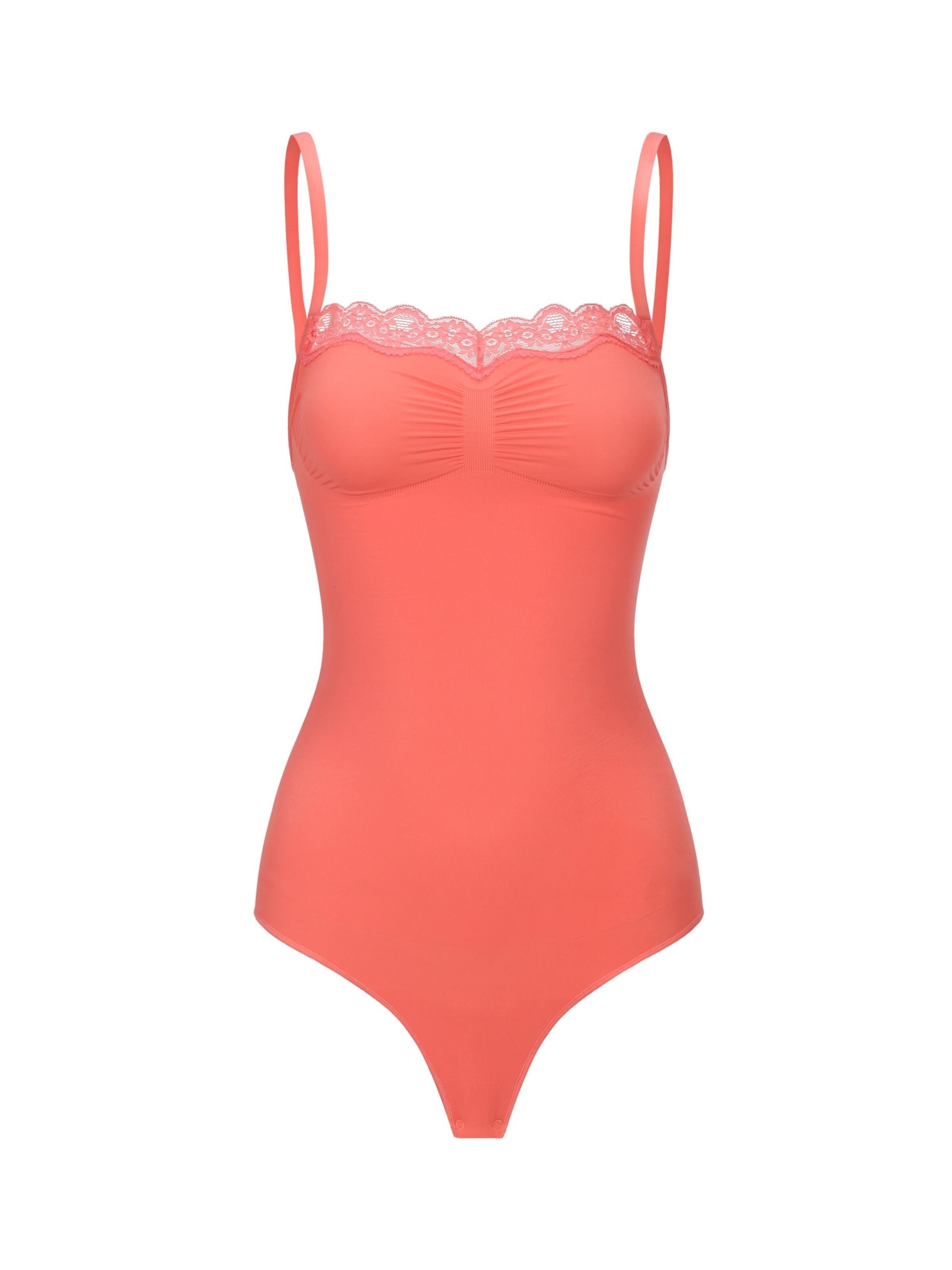 Body modelant 'Bodysuit Sculpting Shapewear mit Lace' cfab en orange : devant