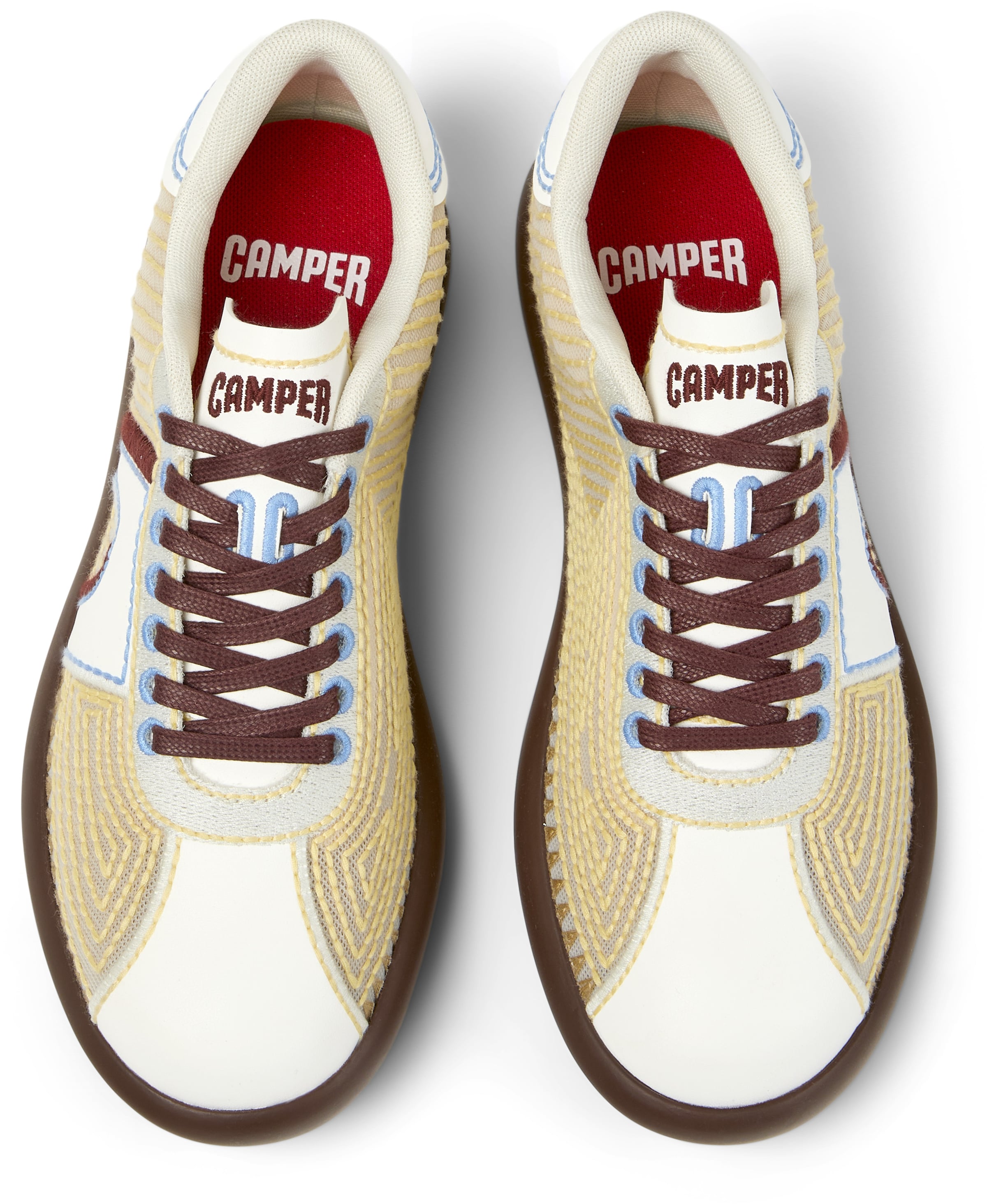 Baskets basses 'Pelotas Soller' CAMPER en jaune