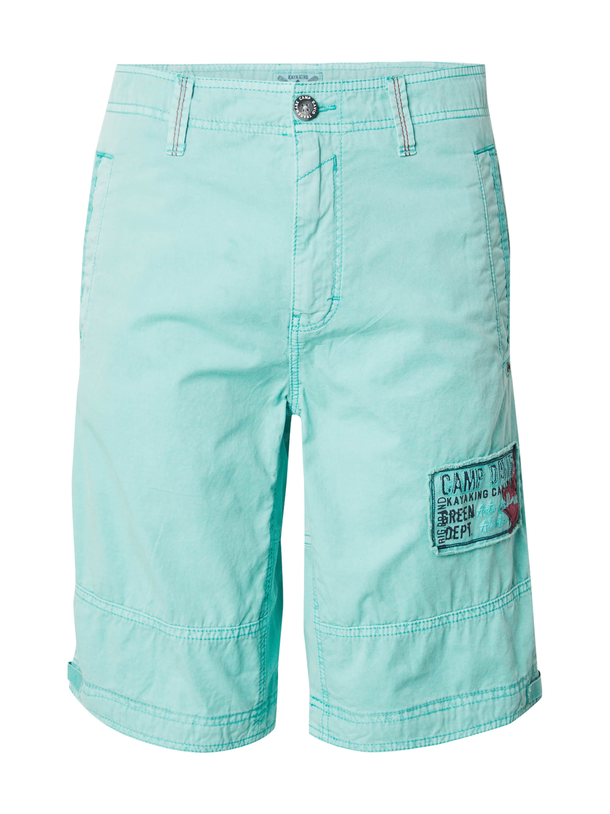 CAMP DAVID Παντελόνι σε πράσινο: μπροστά