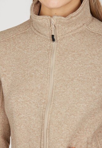Whistler Athletic fleece jacket 'SAMANI' in Beige