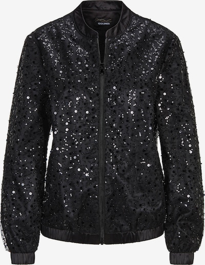 Goldner Übergangsjacke in schwarz, Produktansicht