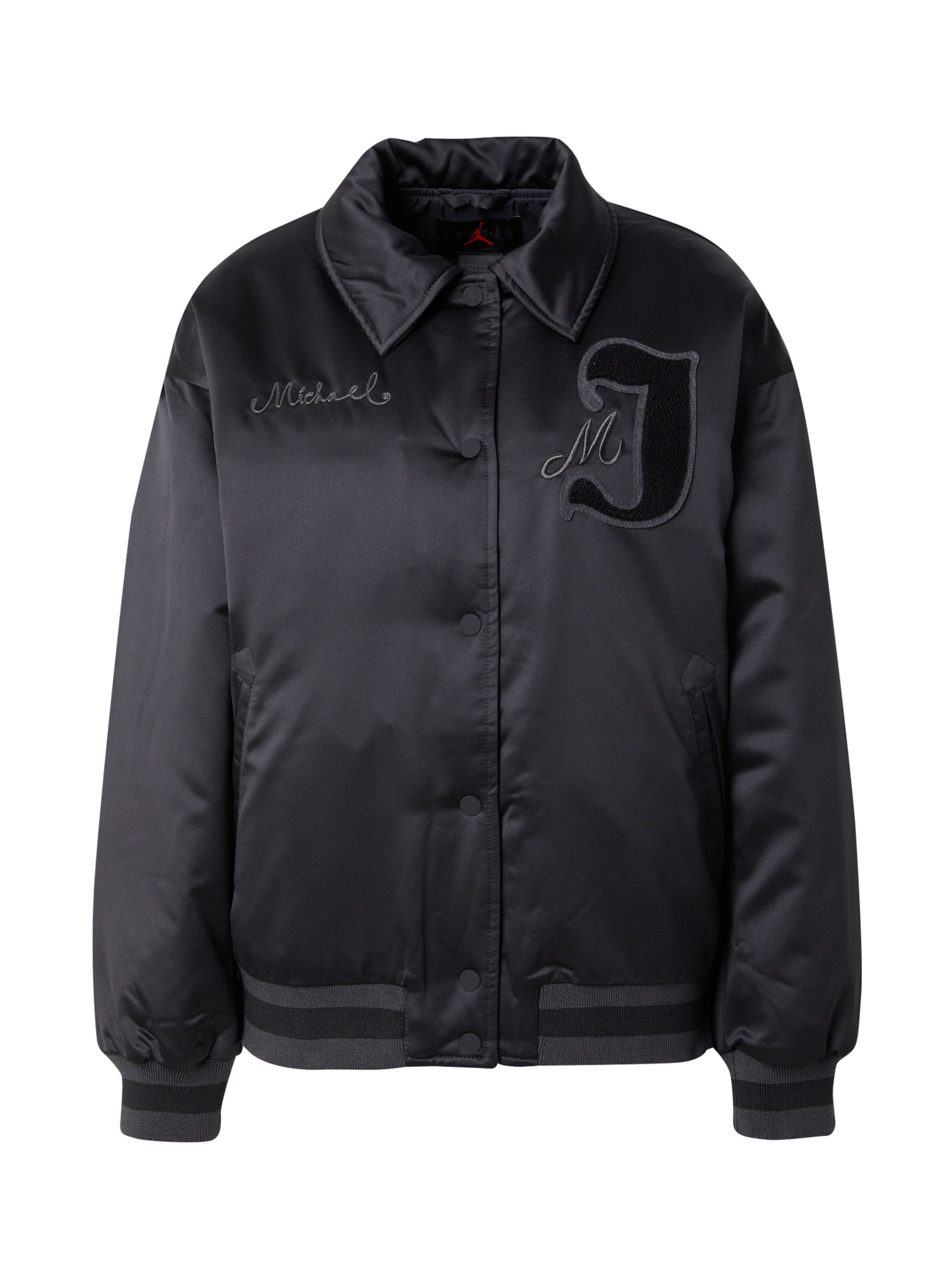 Jordan - Chaqueta de entretiempo en negro: frente