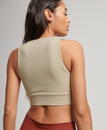 Bustier Soutien-gorge de sport Superdry en beige