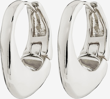 Boucles d'oreilles 'Dune' Pilgrim en argent : devant