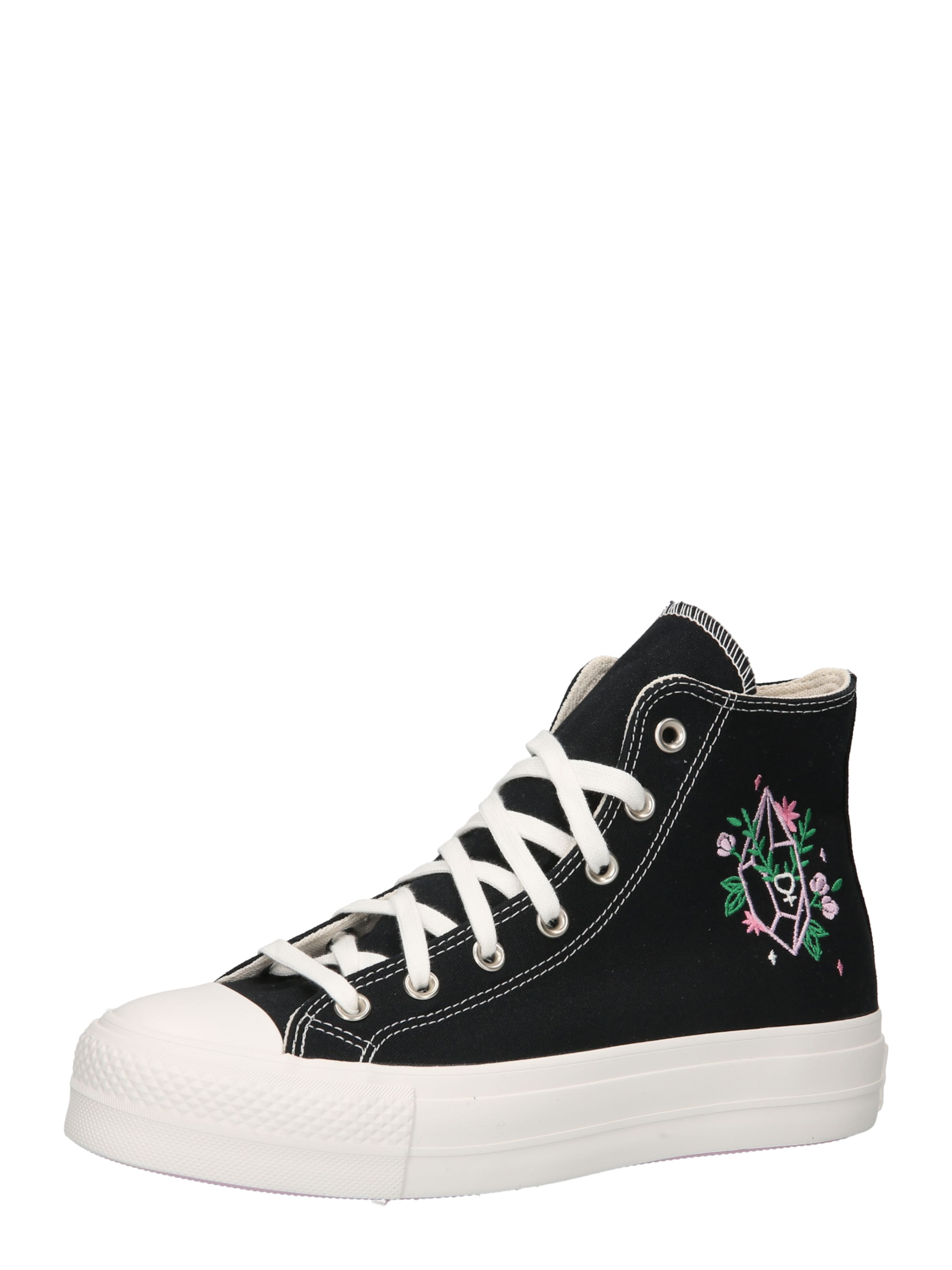 CONVERSE High-Top Sneakers 'Chuck Taylor All Star Lift' in Black: front