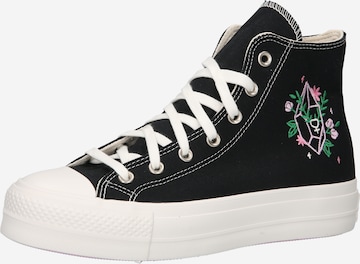 CONVERSE Sneakers high 'Chuck Taylor All Star Lift' i svart: forside