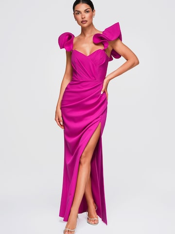 Ombre Abendkleid‌‌‌‌‌‌‌ in Pink