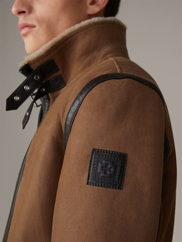 STRELLSON Between-Season Jacket 'Shelter' in Brown