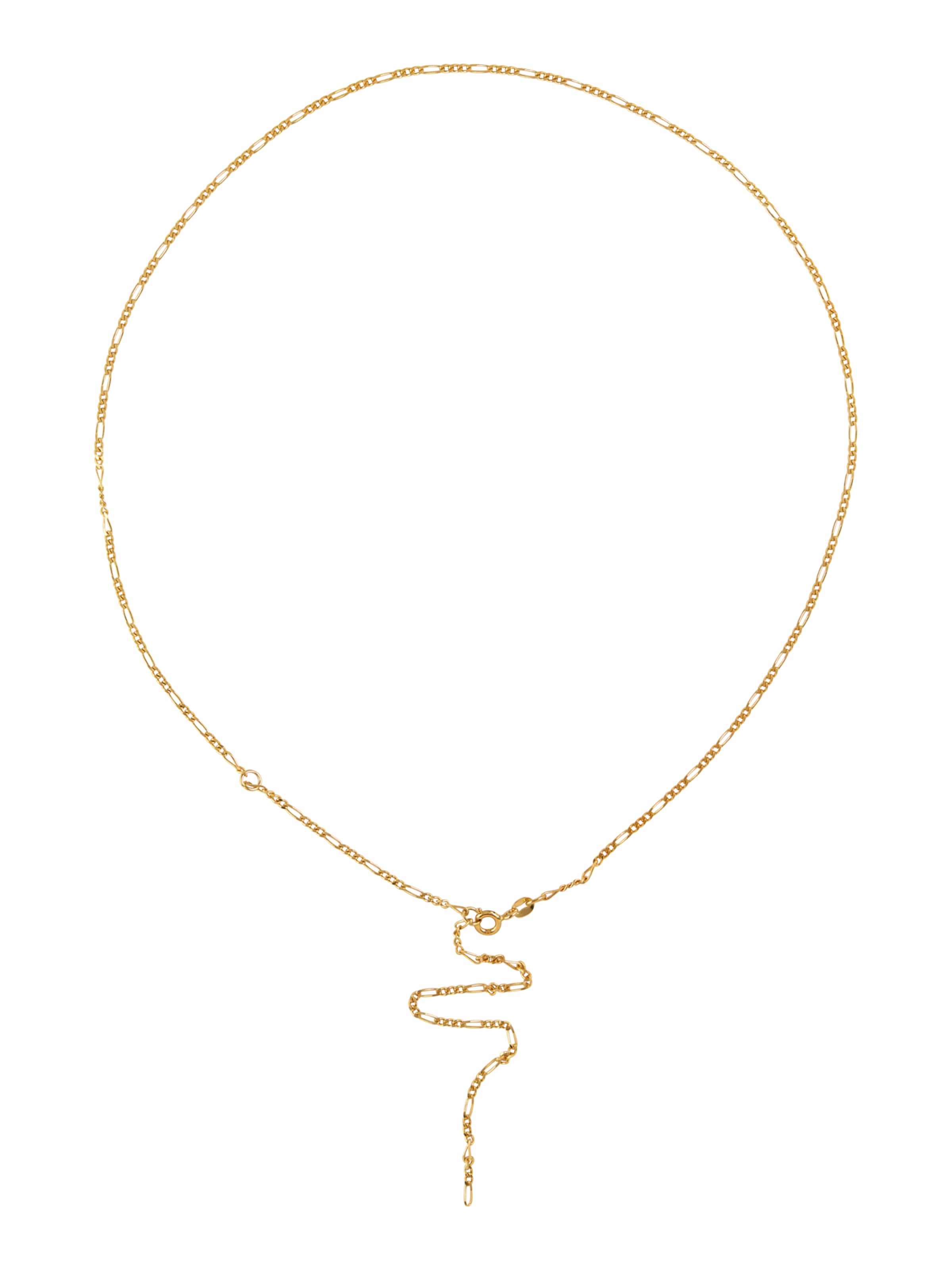 ELLI Řetízek 'Figaro' – zlatá: přední strana