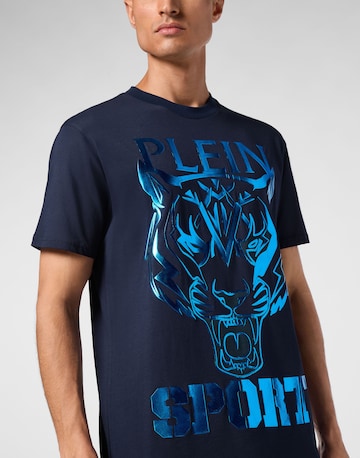 Plein Sport T-Shirt 'Tiger' in Blau