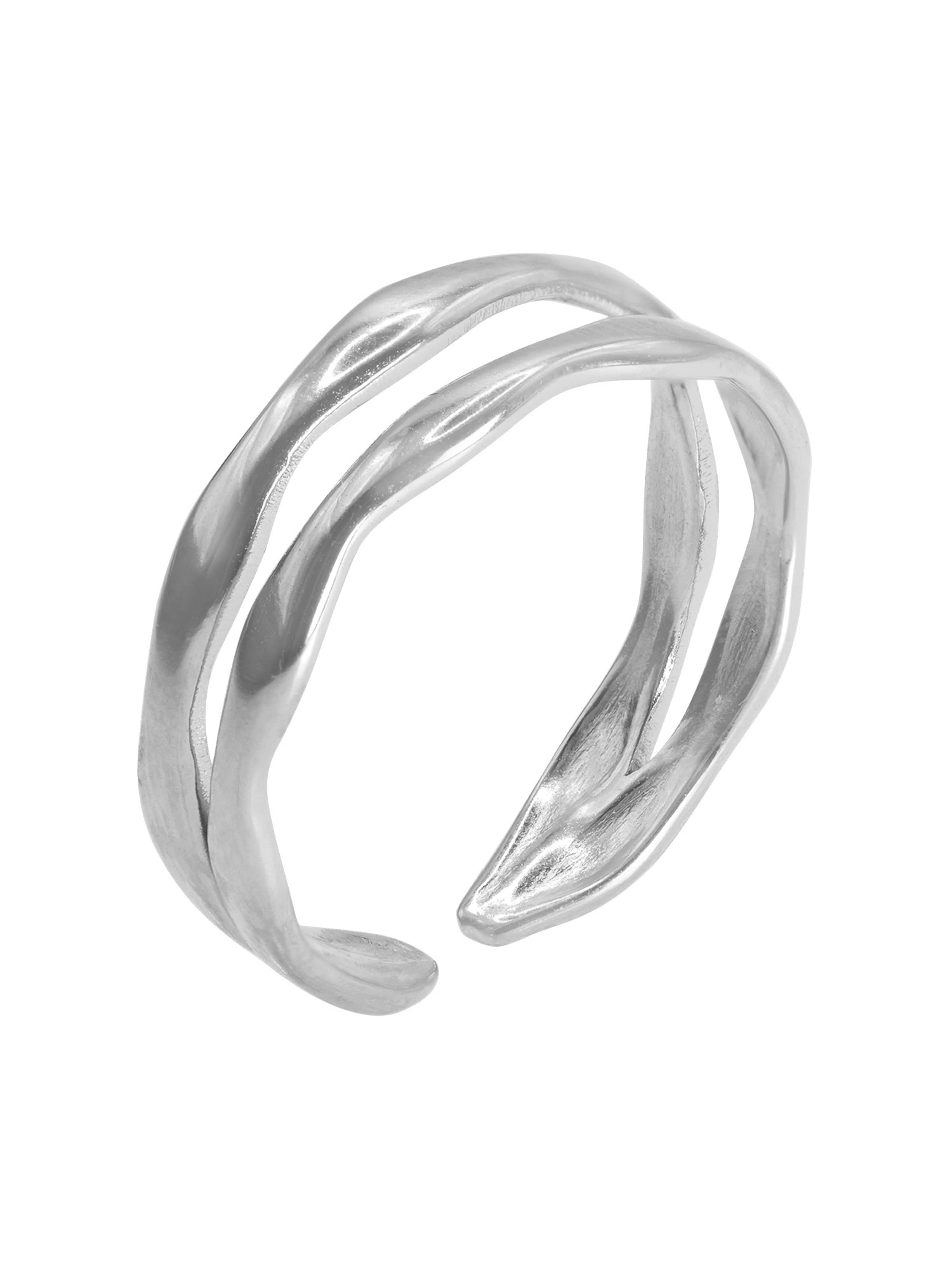 Heideman Ring 'Rus' in Silber: Vorderseite