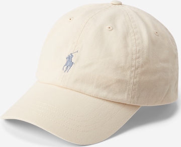 Casquette Polo Ralph Lauren en beige : devant