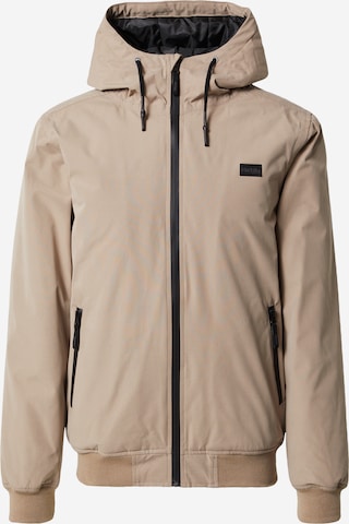 Iriedaily Regular fit Prehodna jakna 'Nilas' | rjava barva: sprednja stran