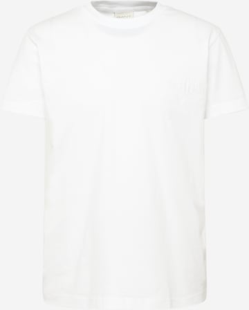 GANT Tričko – bílá: přední strana