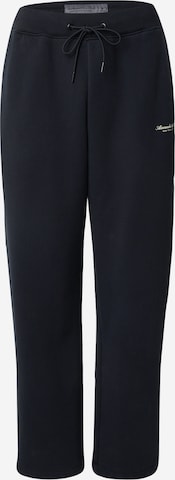 Abercrombie & Fitch Loosefit Housut värissä musta: etupuoli
