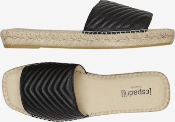espadrij l´originale Sandalen 38 in Schwarz: Vorderseite