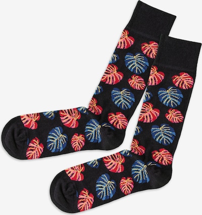DillySocks Socken in blau / gelb / rot, Produktansicht