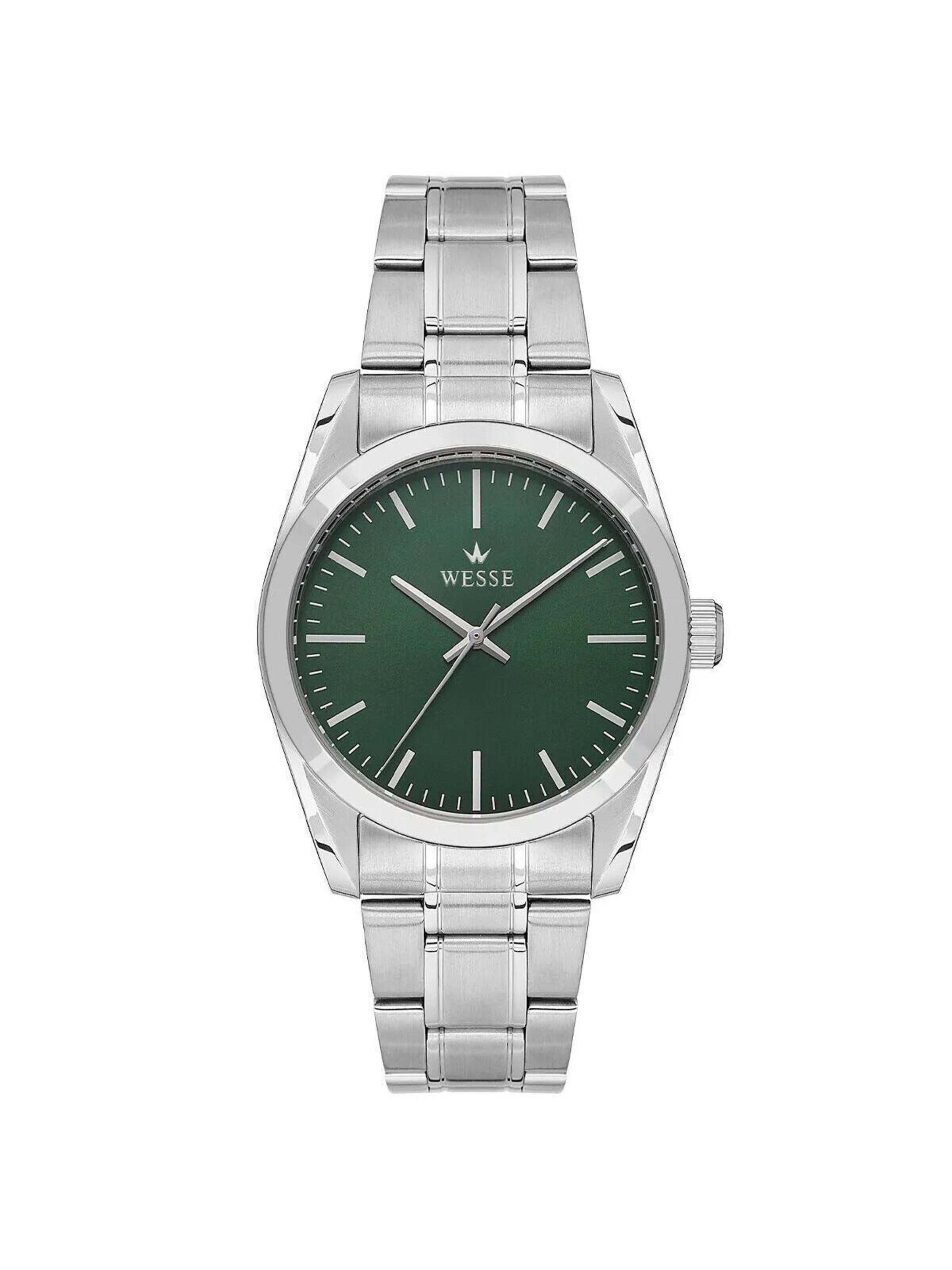 WESSE Analog watch in Silver: front