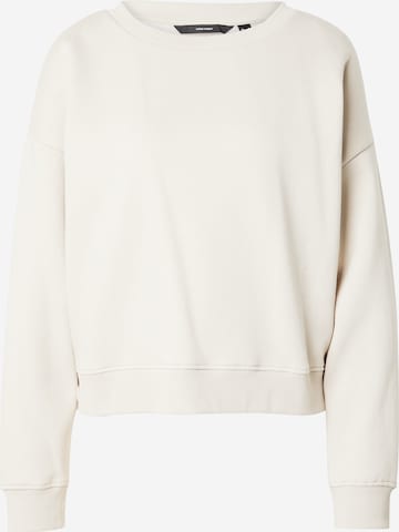 VERO MODA Sweatshirt 'MALY TRINA' in Beige: voorkant