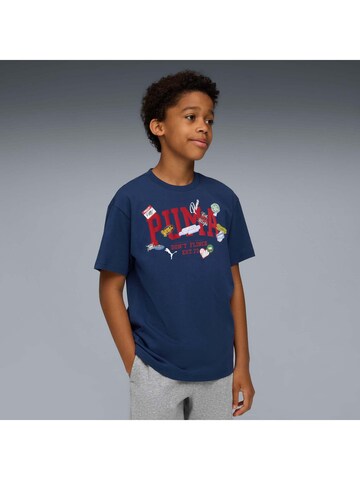 PUMA Shirt in Blauw: voorkant