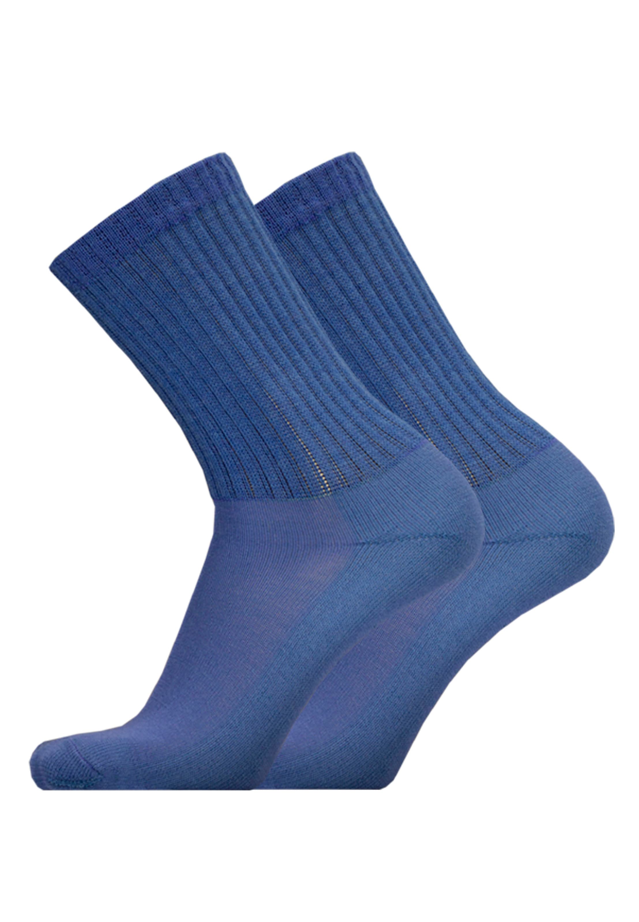 UphillSport Socks 'MERINO SPORT' in Blue: front