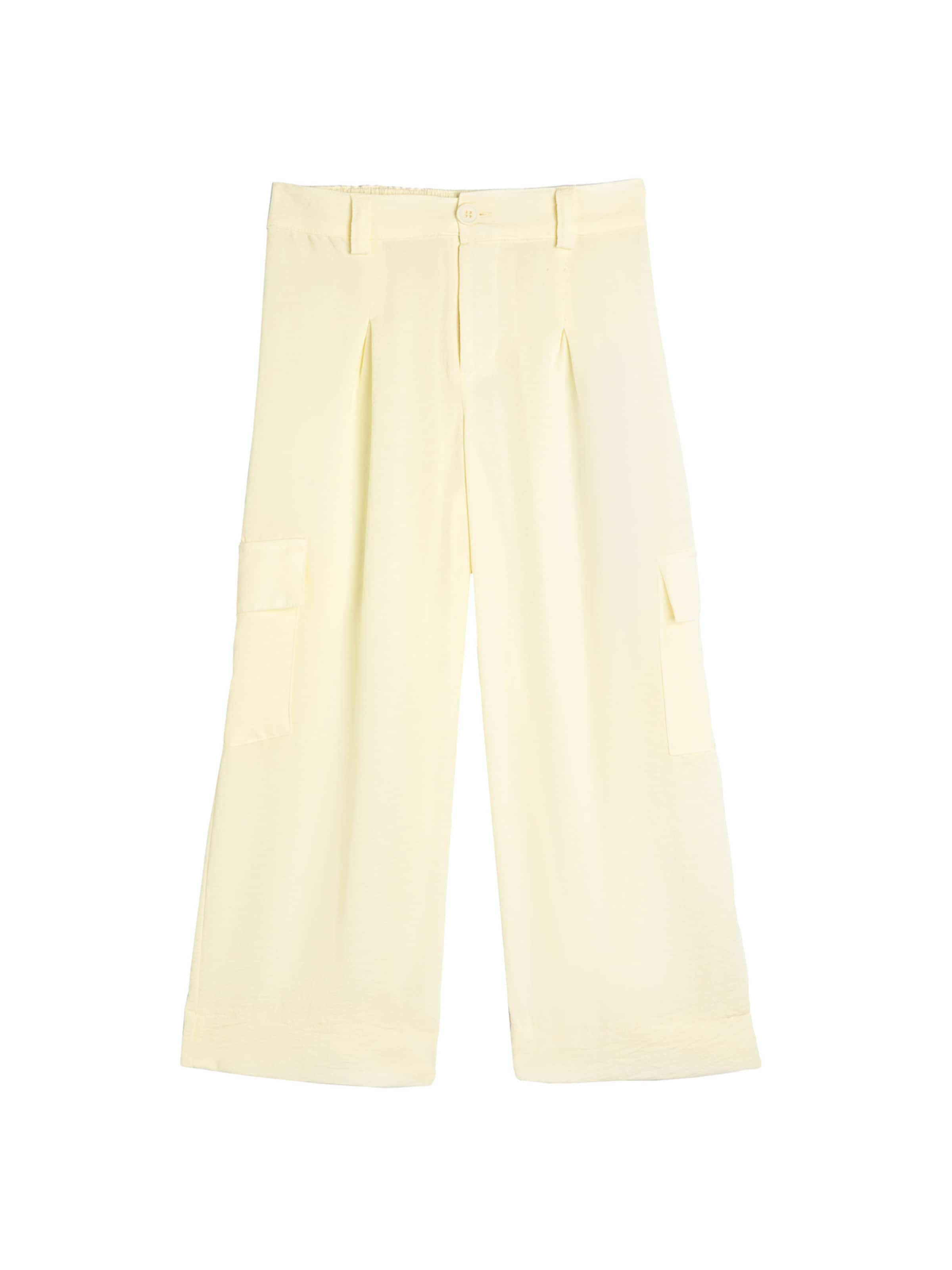 Koton Wide leg Broek in Beige: voorkant