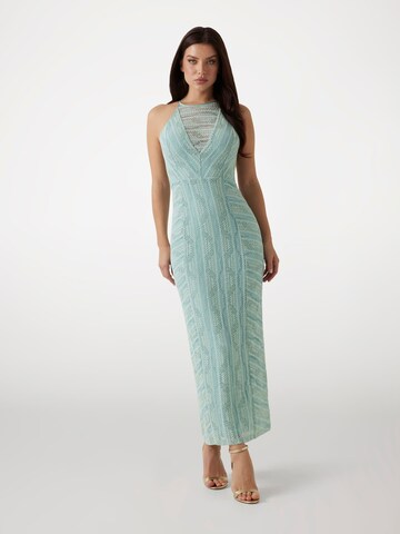 GUESS Knitted dress in Blue: front