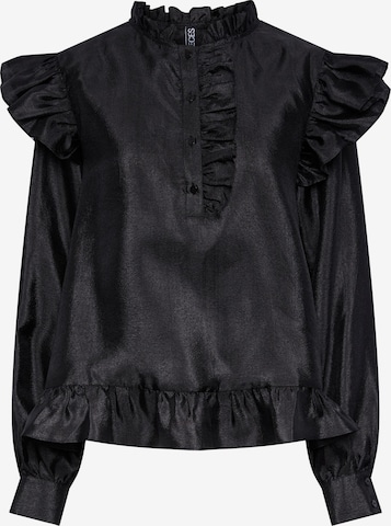 PIECES Blouse 'SUN' in Black: front