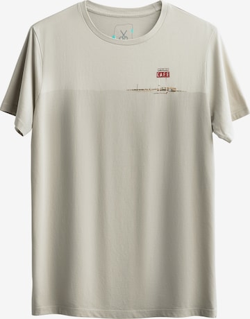 T-Shirt 'Heyn' Kaft en beige : devant