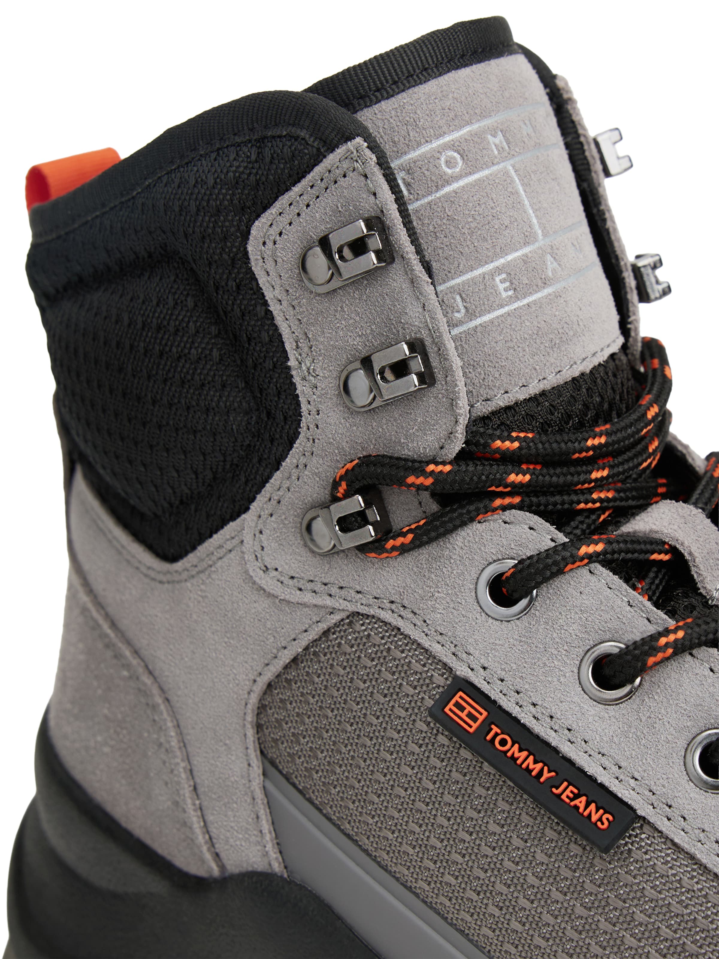 Tommy Jeans - Botas con cordones en gris