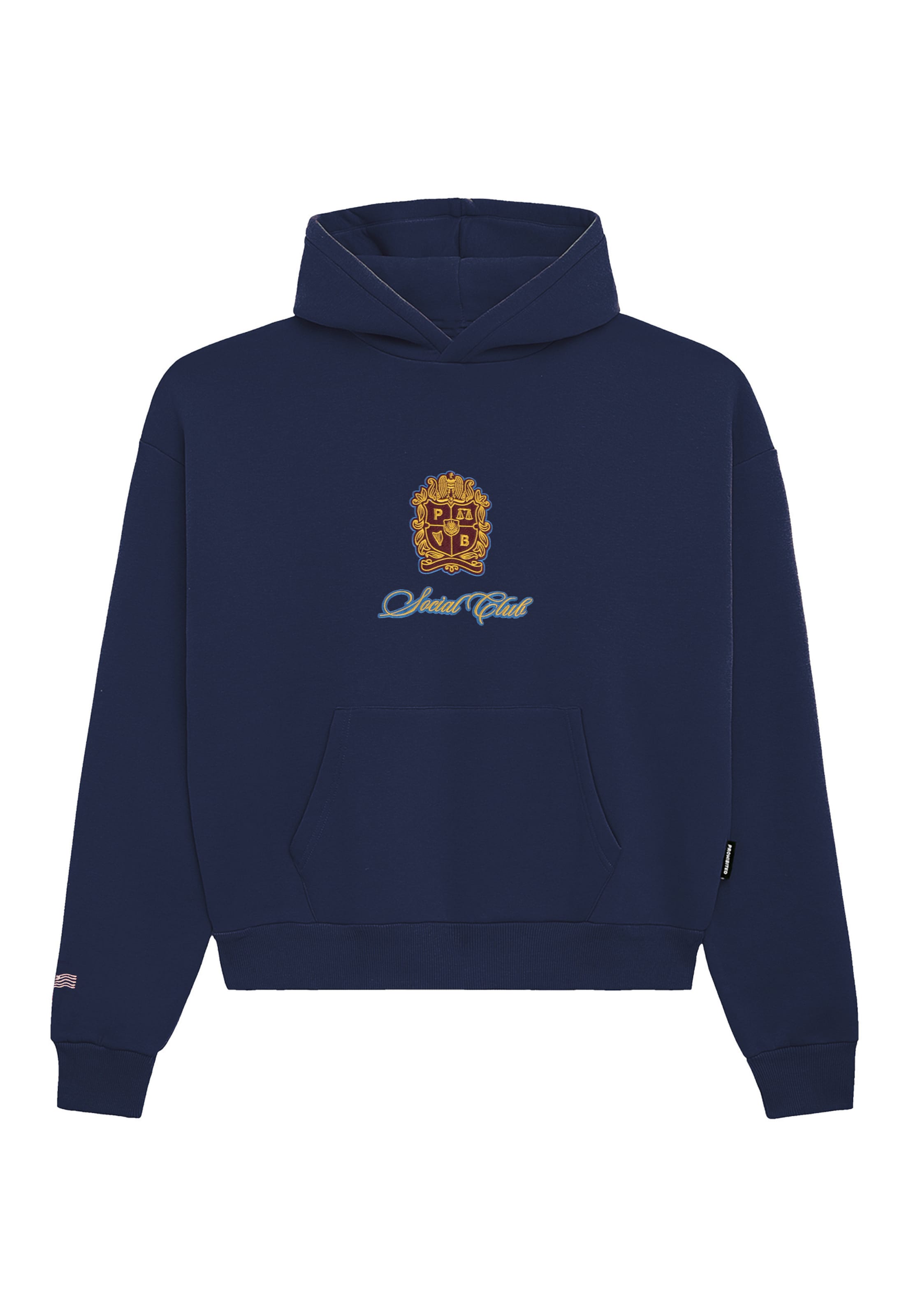 Prohibited Sweatshirt in Blauw: voorkant