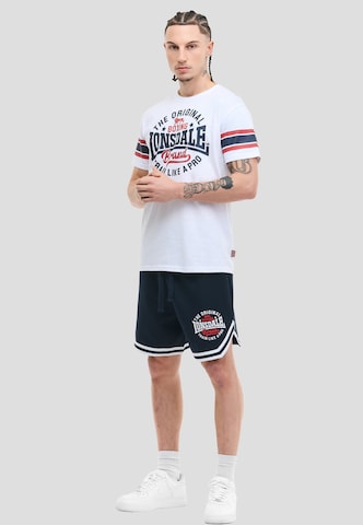 T-Shirt 'Barton' LONSDALE en blanc