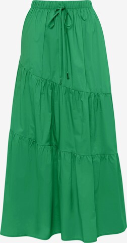 Tussah Skirt 'MEG' in Green: front