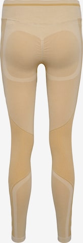 Skinny Pantalon de sport Hummel en beige