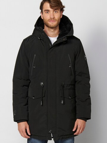 KOROSHI Winter parka in Black