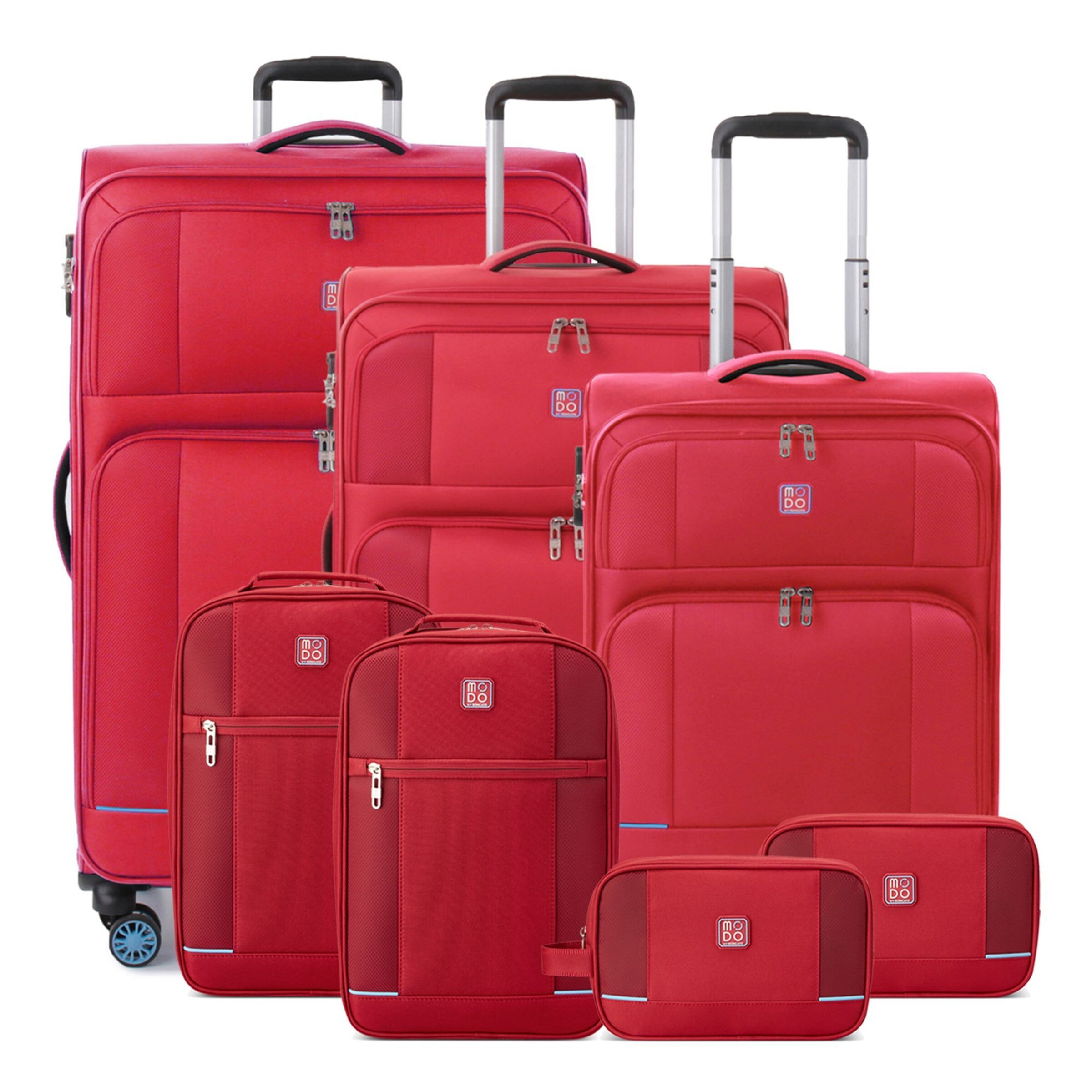 MODO by Roncato Kofferset 'Star 2.0' in Rood: voorkant