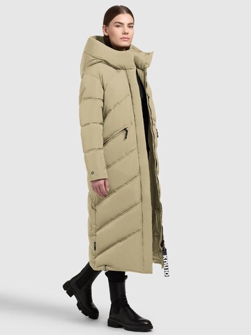 khujo Winter Coat 'Aridana' in Green